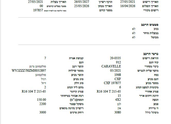 פולקסווגן קראוול