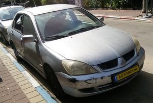 מודעת רכב מיצובישי לנסר