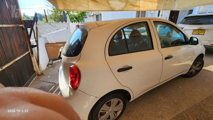 מודעת רכב ניסאן מיקרה