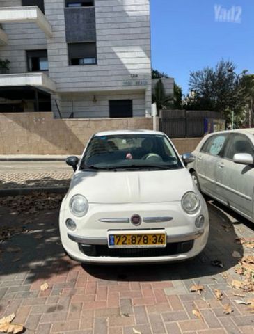 מודעת רכב פיאט 500