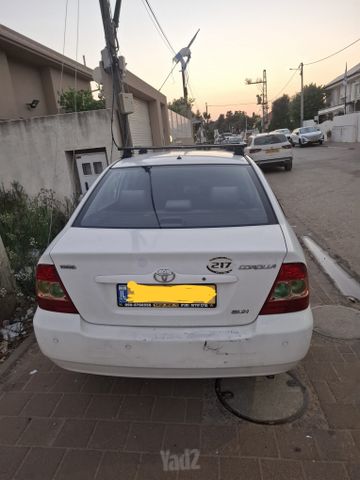 מודעת רכב טויוטה קורולה