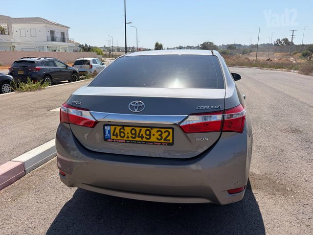 מודעת רכב טויוטה קורולה