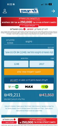 מודעת רכב קיה פיקנטו