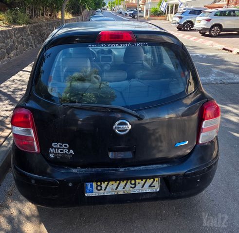 מודעת רכב ניסאן מיקרה