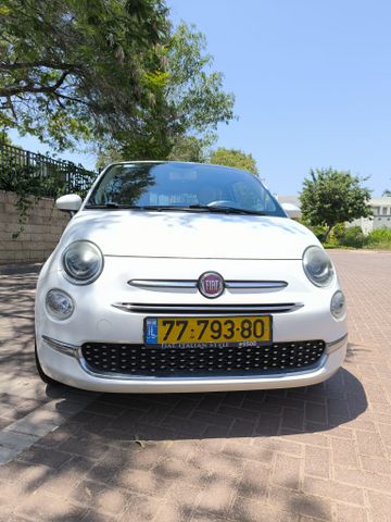 מודעת רכב פיאט 500