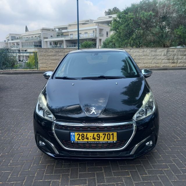מודעת רכב פיג'ו 208