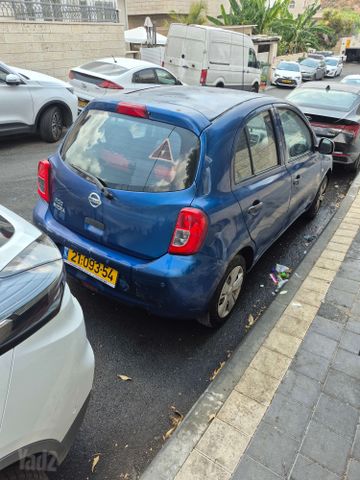 מודעת רכב ניסאן מיקרה