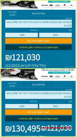 מיצובישי אקליפס קרוס