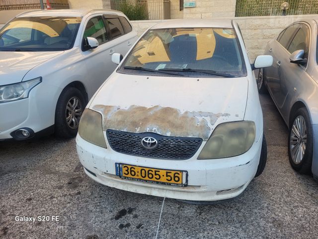 מודעת רכב טויוטה קורולה