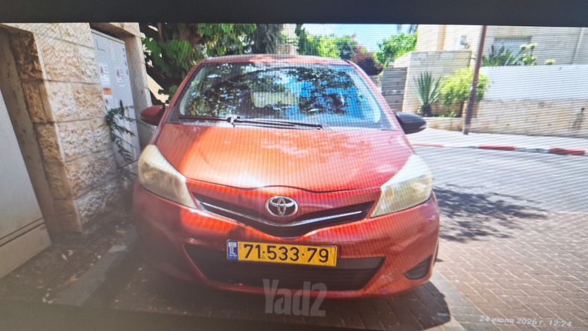 מודעת רכב טויוטה יאריס