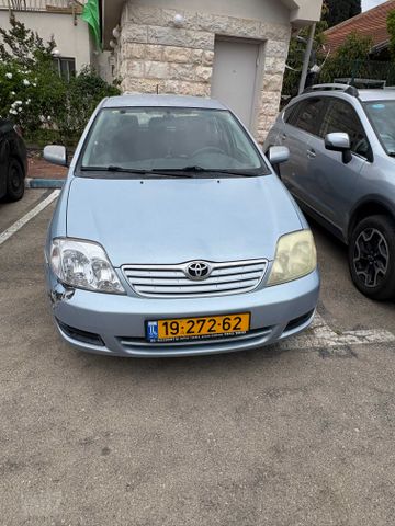 מודעת רכב טויוטה קורולה