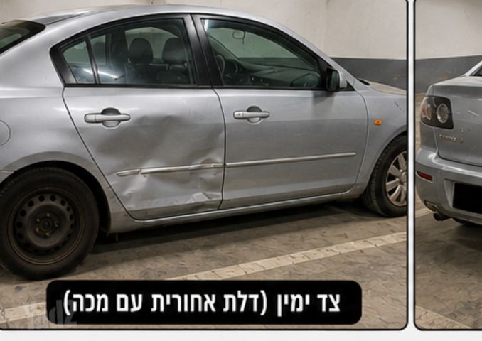 מודעת רכב מאזדה 3