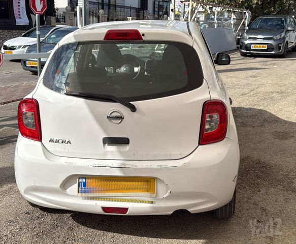 מודעת רכב ניסאן מיקרה
