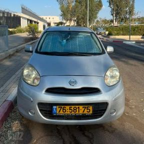 מודעת רכב ניסאן מיקרה