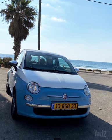 מודעת רכב פיאט 500