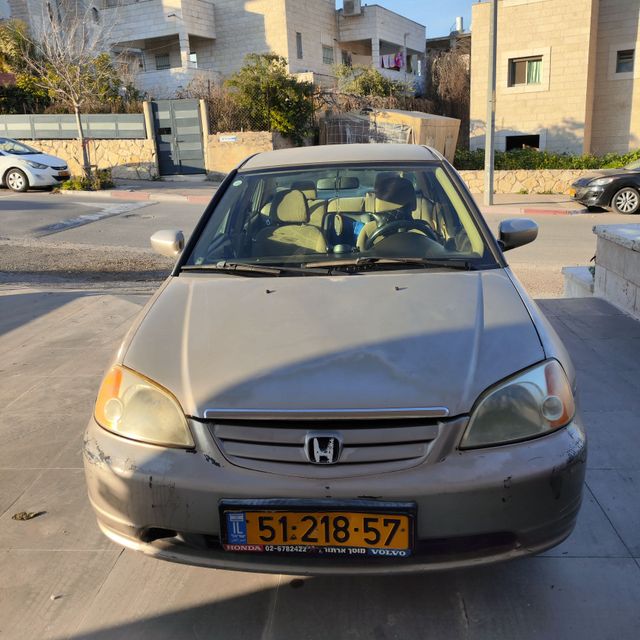 מודעת רכב הונדה סיוויק