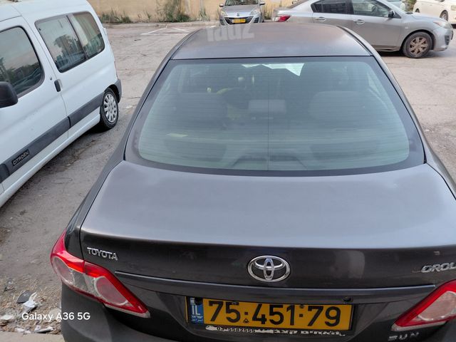 מודעת רכב טויוטה קורולה
