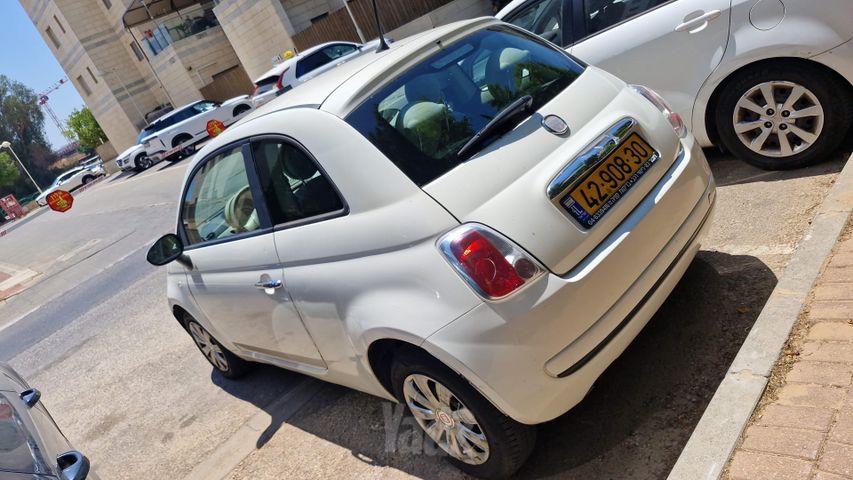 מודעת רכב פיאט 500