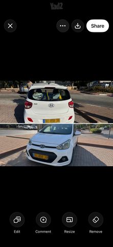 מודעת רכב יונדאי i10