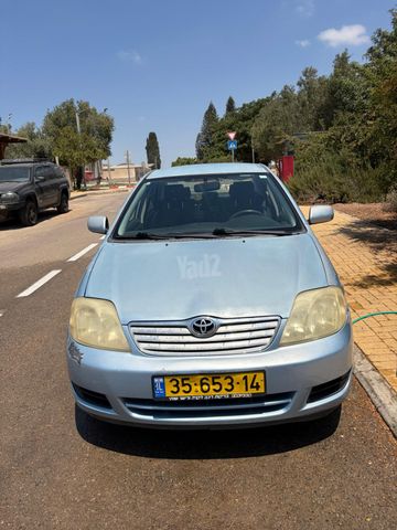 מודעת רכב טויוטה קורולה