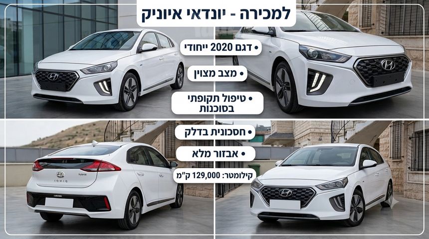 מודעת רכב יונדאי איוניק