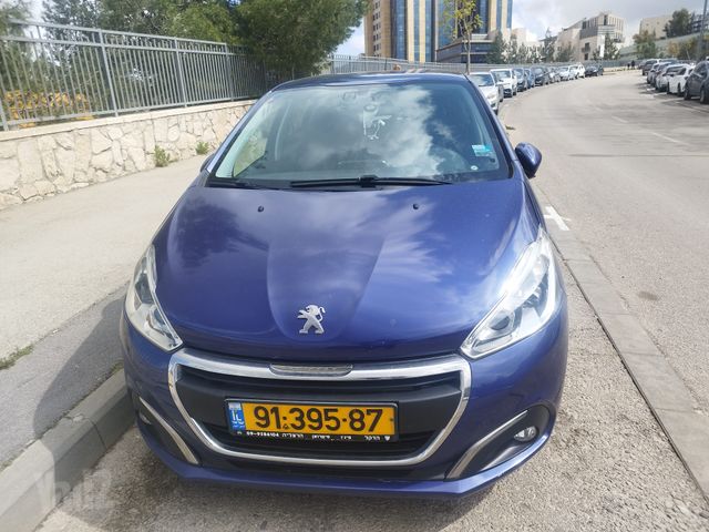 מודעת רכב פיג'ו 208