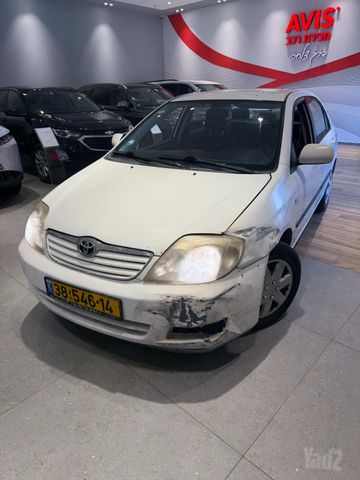מודעת רכב טויוטה קורולה
