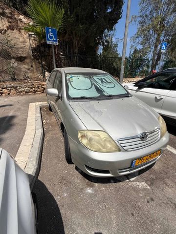 מודעת רכב טויוטה קורולה
