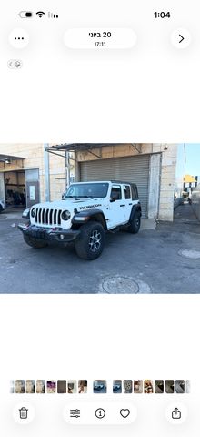 רנגלר Rubicon ארוך אוט׳ בנזין 5 מק 2.0 (272 כ״ס)
