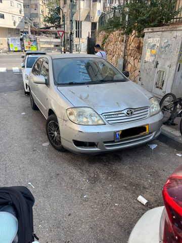 מודעת רכב טויוטה קורולה