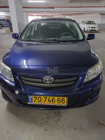 מודעת רכב טויוטה קורולה