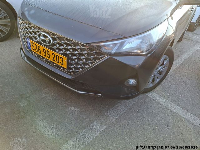 מודעת רכב יונדאי אקסנט i25