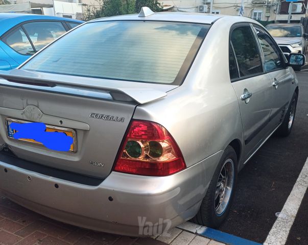 מודעת רכב טויוטה קורולה