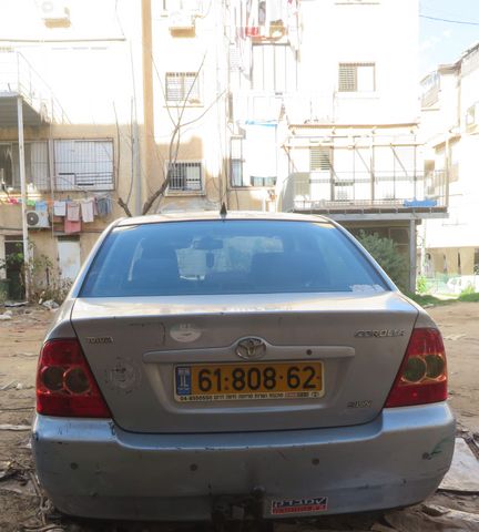 מודעת רכב טויוטה קורולה