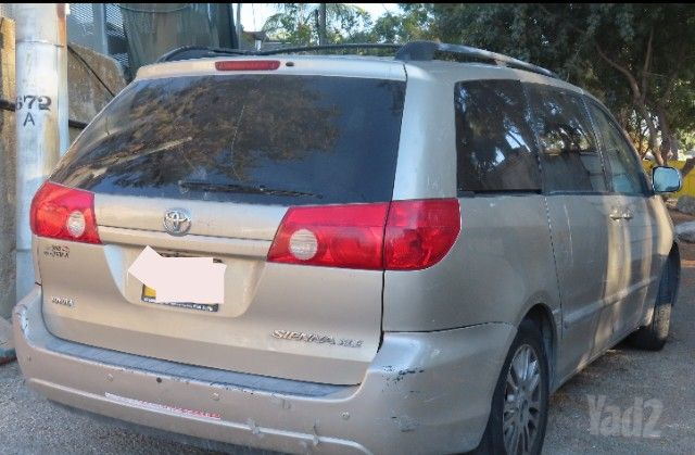 מודעת רכב טויוטה סיינה
