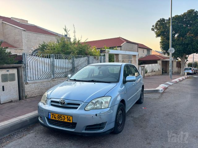 מודעת רכב טויוטה קורולה