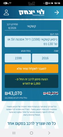 מודעת רכב ניסאן קשקאי
