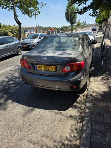 מודעת רכב טויוטה קורולה