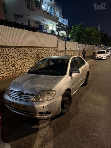 מודעת רכב טויוטה קורולה