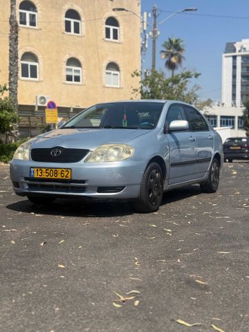 מודעת רכב טויוטה קורולה