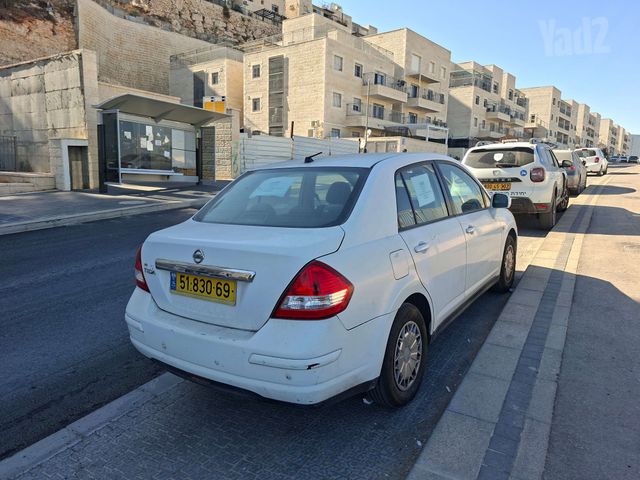 מודעת רכב ניסאן טידה