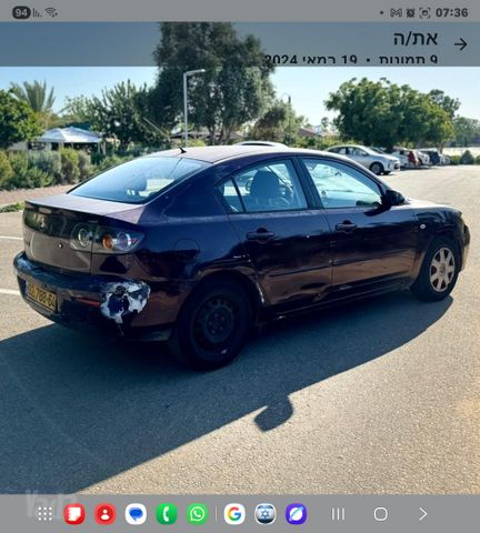 מודעת רכב מאזדה 3