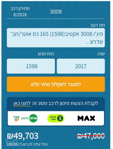פיג'ו 3008