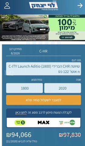 טויוטה C-HR