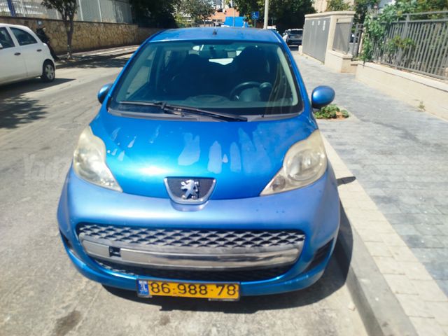מודעת רכב פיג'ו 107