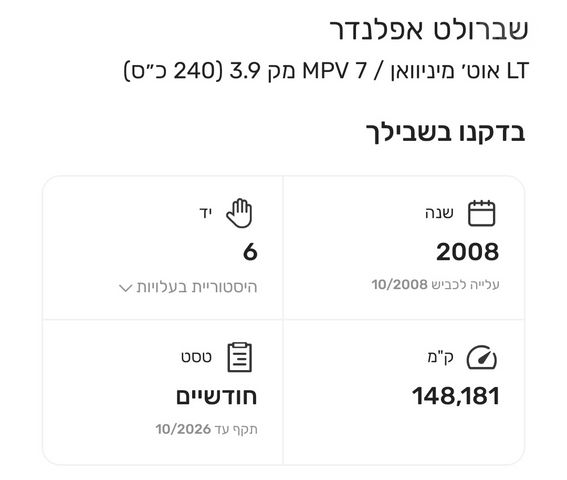 שברולט אפלנדר
