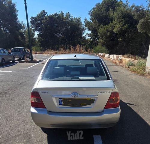 מודעת רכב טויוטה קורולה