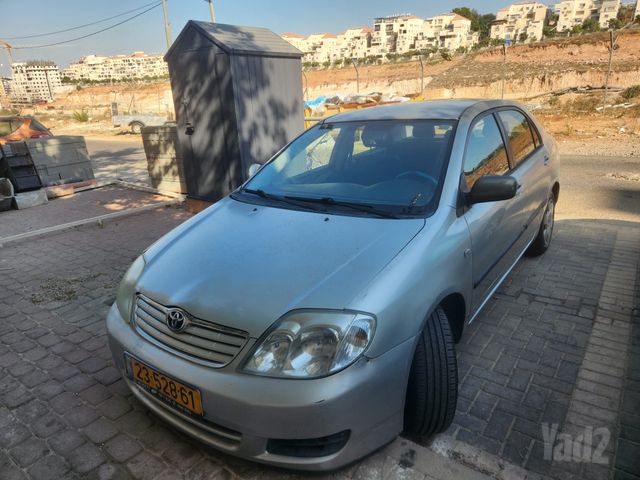 מודעת רכב טויוטה קורולה