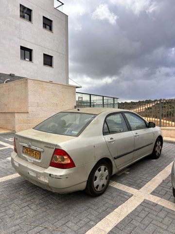 מודעת רכב טויוטה קורולה