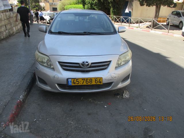 מודעת רכב טויוטה קורולה
